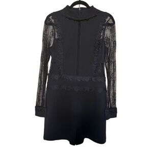 Black Lace Romper dress by VENUS New | Chic, sexy
Long sleeves